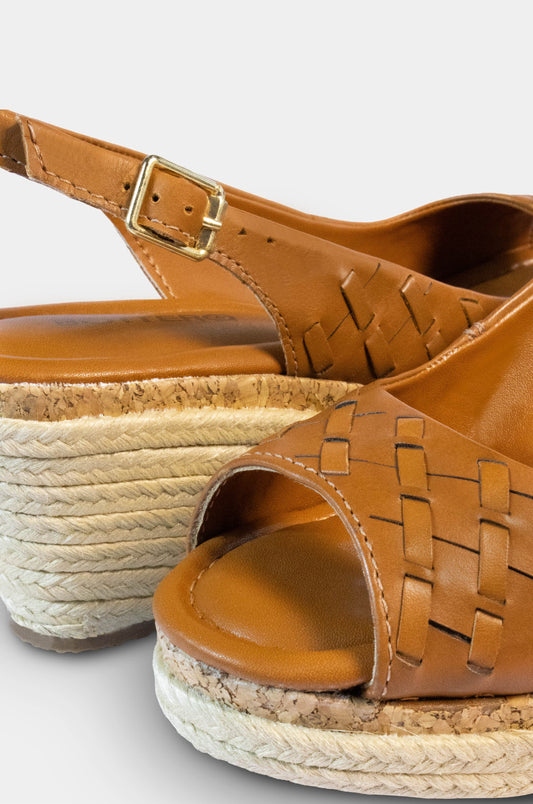 SANDALIAS PARA MUJER COMFY CUERO CANELA BOTTERO - vista 3