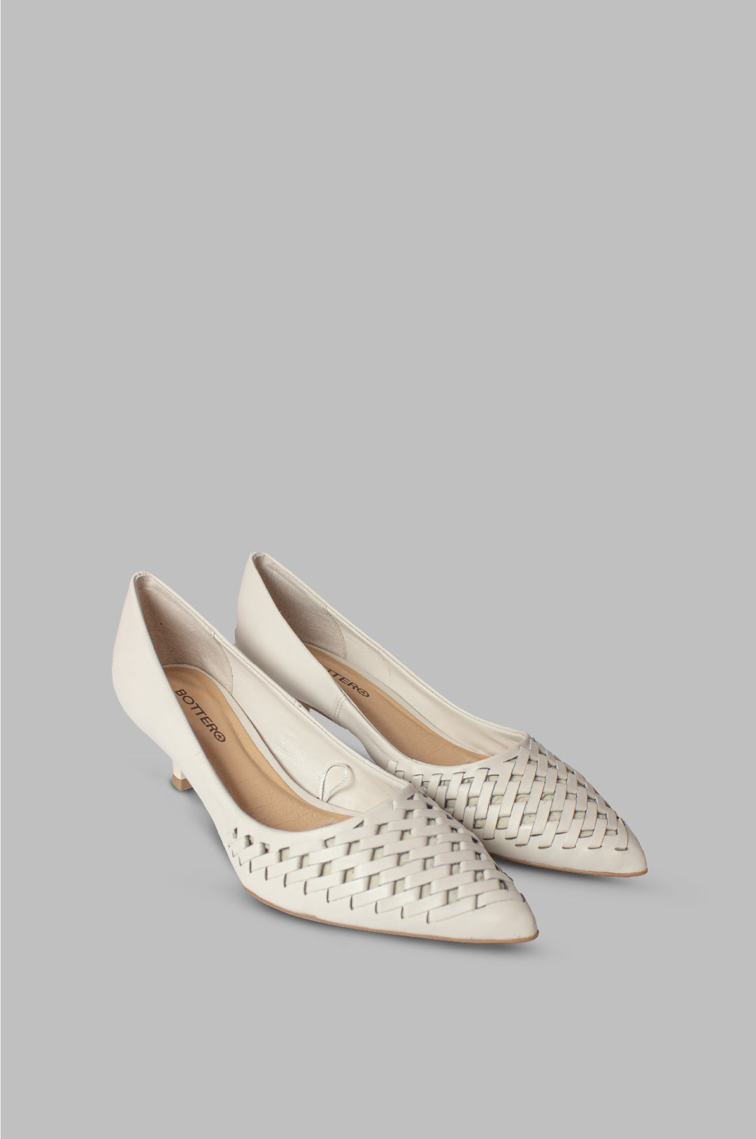 TACONES PARA MUJER CATARINA CUERO BEIGE BOTTERO - vista 2