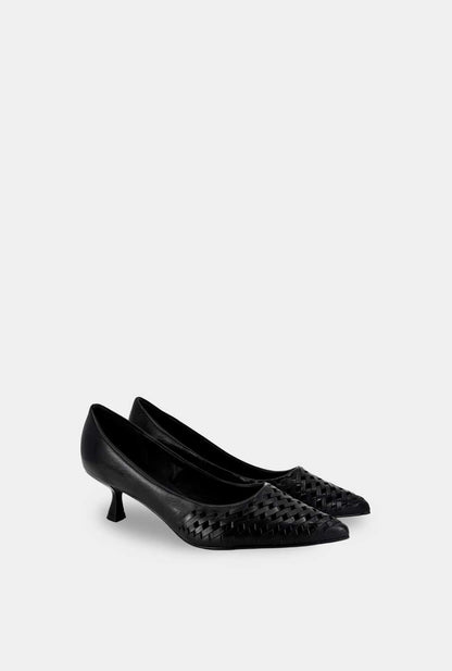 TACONES PARA MUJER CATARINA CUERO NEGRO BOTTERO - vista 2