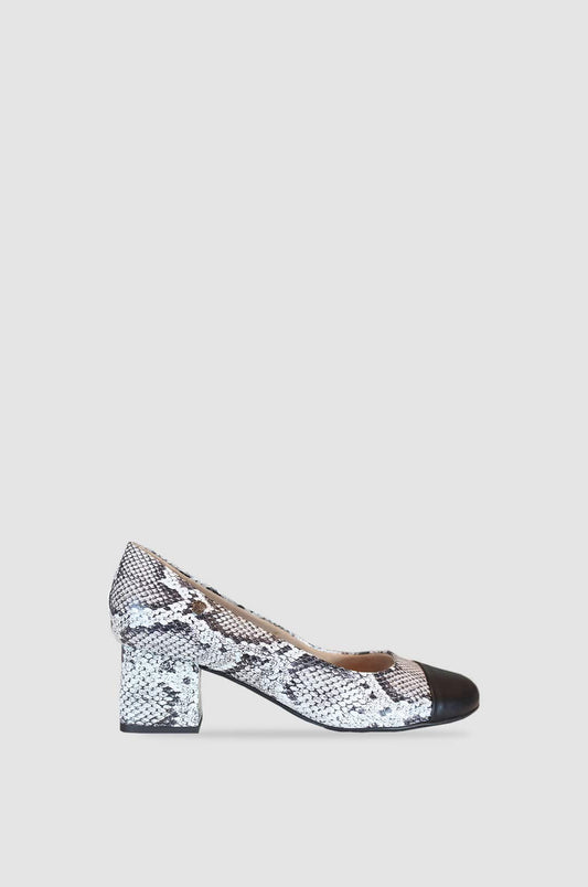 TACONES PARA MUJER CHIARA CUERO GRIS BOTTERO - vista principal