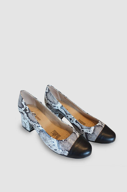 TACONES PARA MUJER CHIARA CUERO GRIS BOTTERO - vista 2