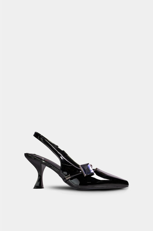 TACONES PARA MUJER CUMBRE NEGRO SANTORINI - vista principal