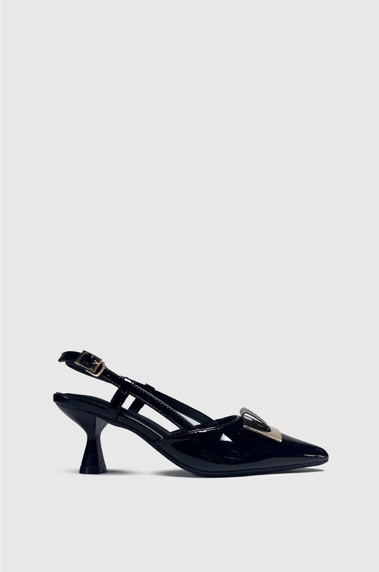 TACONES PARA MUJER IDRA NEGRO SANTORINI - vista principal