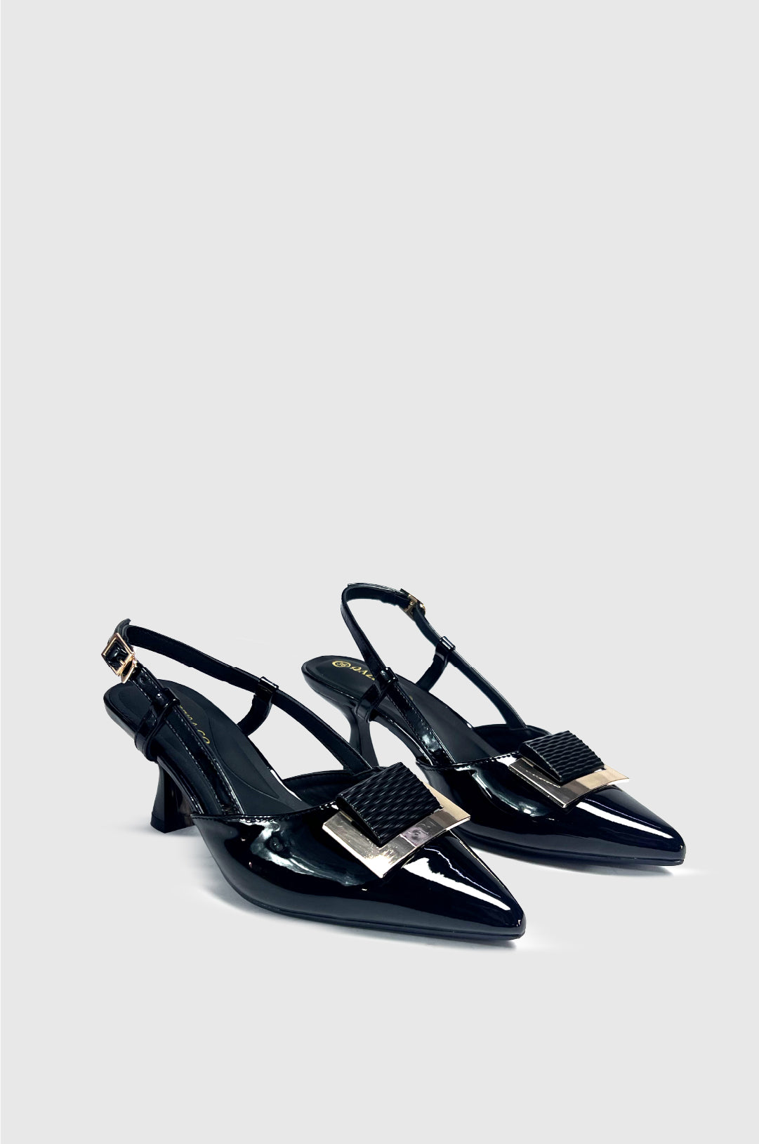 TACONES PARA MUJER IDRA NEGRO SANTORINI - vista 2