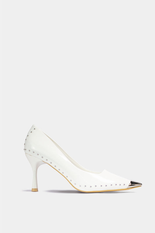 TACONES PARA MUJER VERTICAL BLANCO SANTORINI - vista principal
