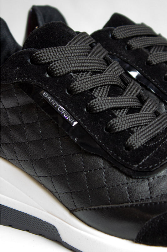 TENIS PARA MUJER AGATA NEGRO SANTORINI - vista 3