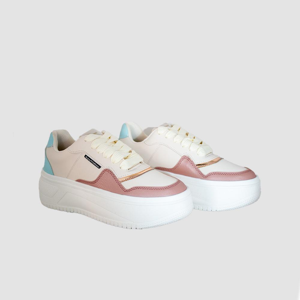TENIS PARA MUJER ANA BEIGE SANTORINI - vista 3