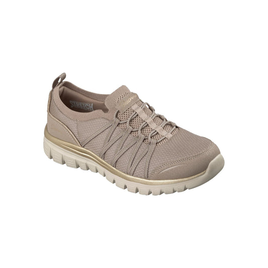 TENIS PARA MUJER ETOFFE BEIGE SKECHERS - vista 2