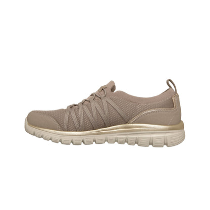 TENIS PARA MUJER ETOFFE BEIGE SKECHERS - vista 3