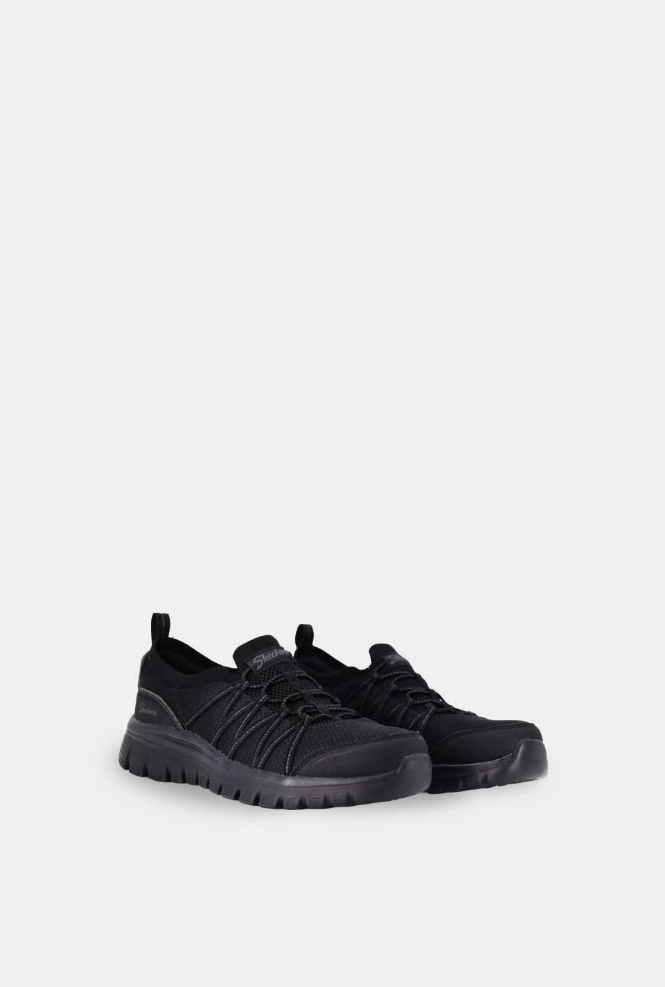 TENIS PARA MUJER ETOFFE NEGRO SKECHERS - vista 2