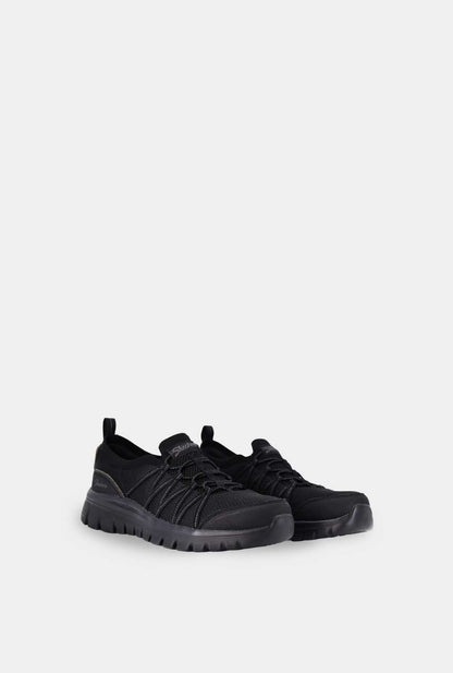 TENIS PARA MUJER ETOFFE NEGRO SKECHERS - vista 2