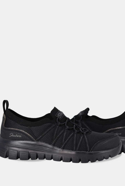 TENIS PARA MUJER ETOFFE NEGRO SKECHERS - vista 3
