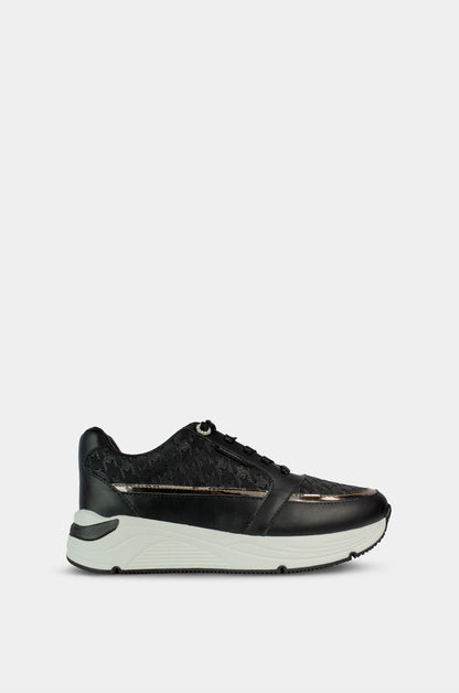 TENIS PARA MUJER EVALUNA NEGRO SANTORINI - vista lateral