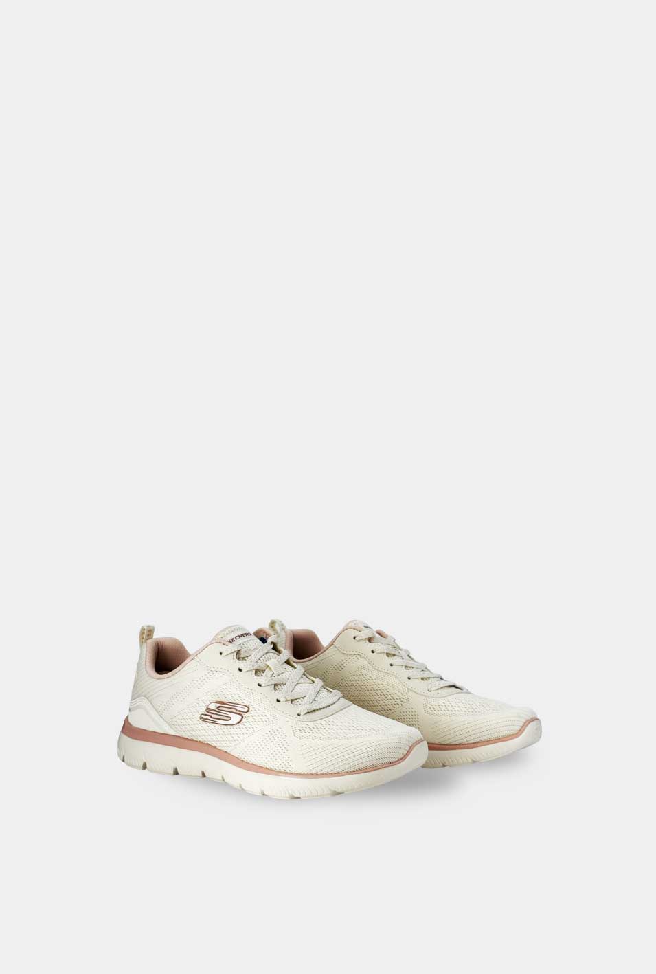 TENIS PARA MUJER FILO BEIGE SKECHERS - vista 2