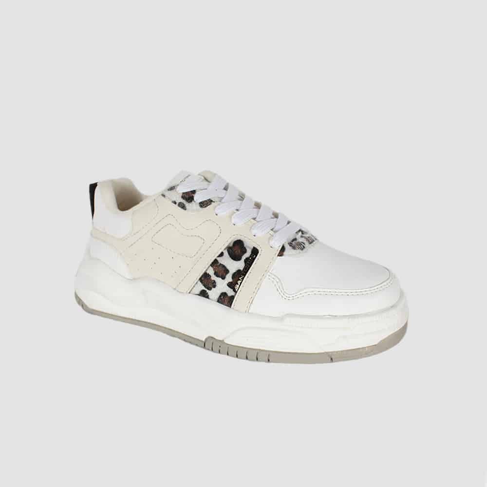 TENIS PARA MUJER HUDA BEIGE SANTORINI - vista 2