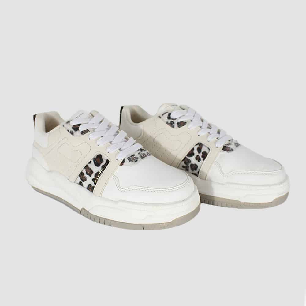 TENIS PARA MUJER HUDA BEIGE SANTORINI - vista 3