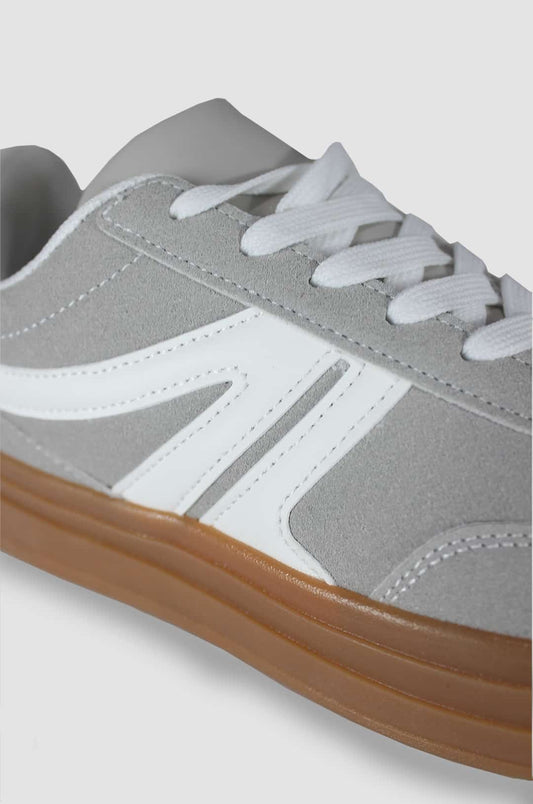 TENIS PARA MUJER MELISA GRIS SANTORINI - vista 3