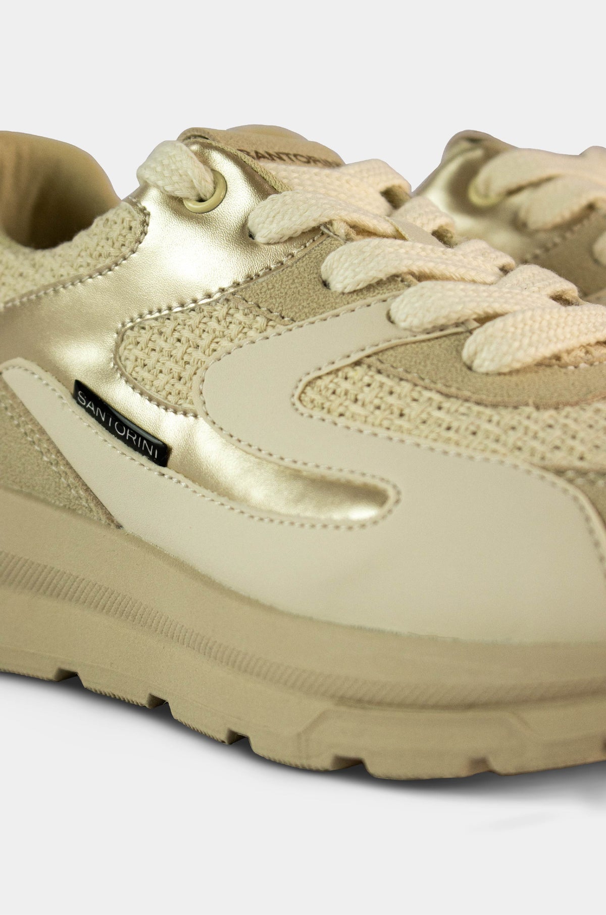 TENIS PARA MUJER MOKA DORADO SANTORINI - detalle