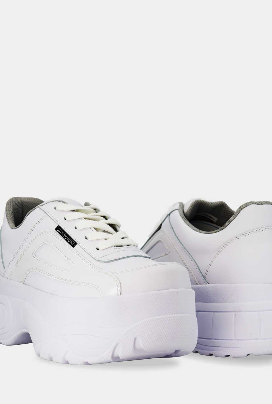 TENIS PARA MUJER NEMESIS BLANCO SANTORINI - vista 3