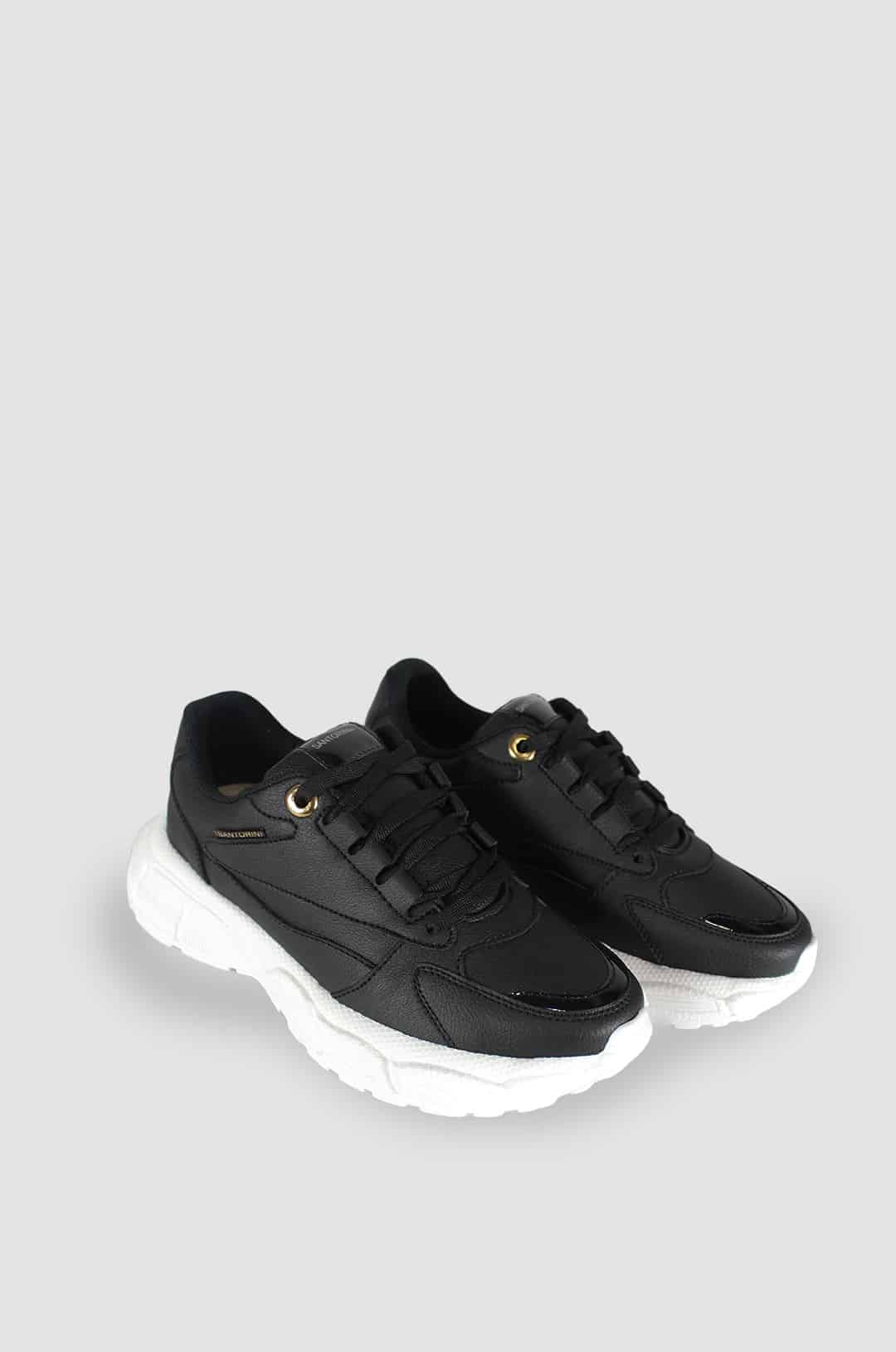 TENIS PARA MUJER SHAIRA NEGRO SANTORINI - vista 2