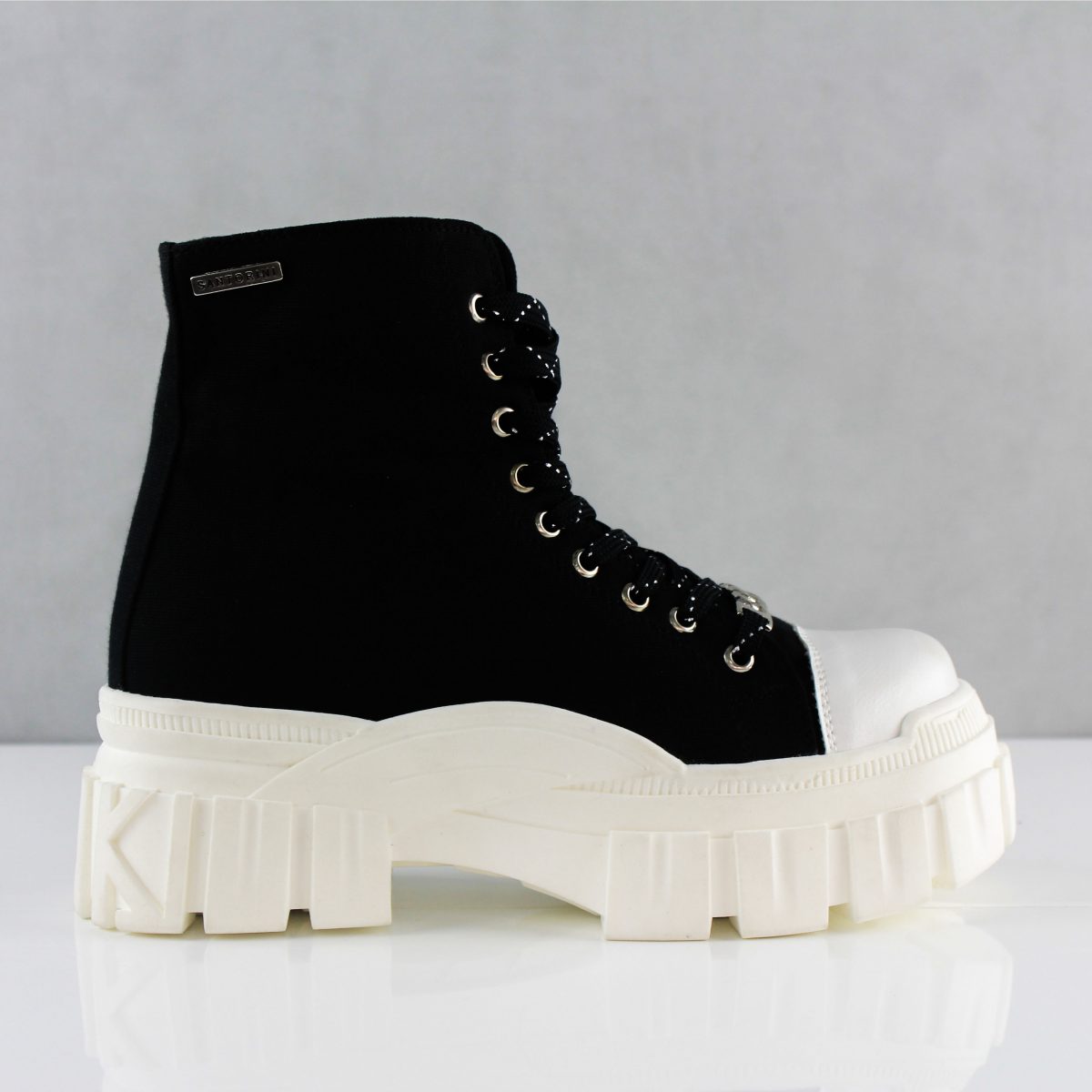 BOTINES PARA MUJER CHAVIN NEGRO ALGODÓN