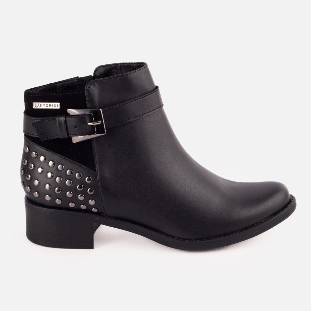 BOTINES PARA MUJER JAVA NEGRO PRODUCUERO